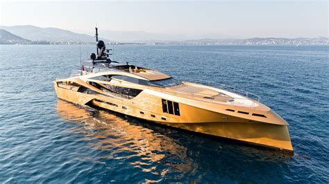 Have A Spare $30 Million? Spend It On This (Literally) Golden Yacht