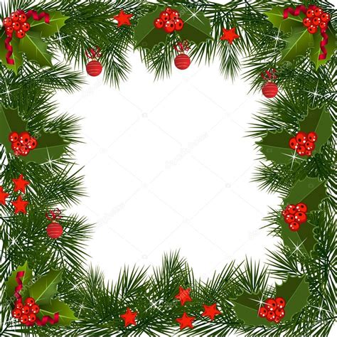 Christmas Garland Border — Stock Vector © andreiodo@hotmail.com #129060872