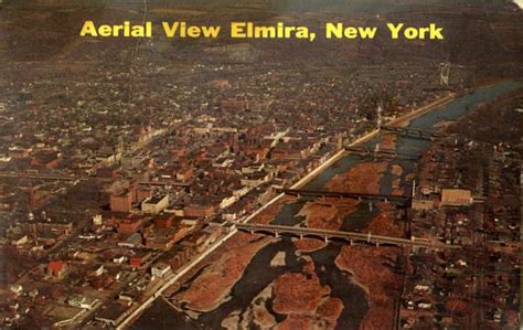 Aerial View Elmira New York