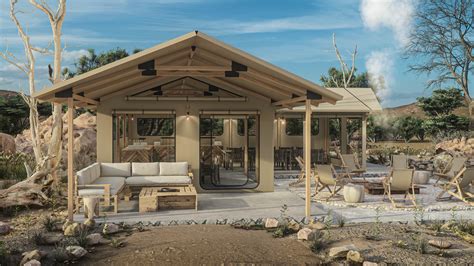 Exceptional Luxury Safari Tents - blending in with nature