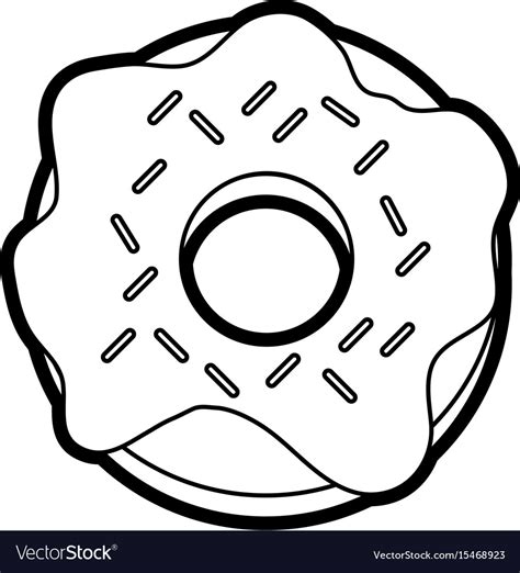 Donut Royalty Free Vector Image - VectorStock