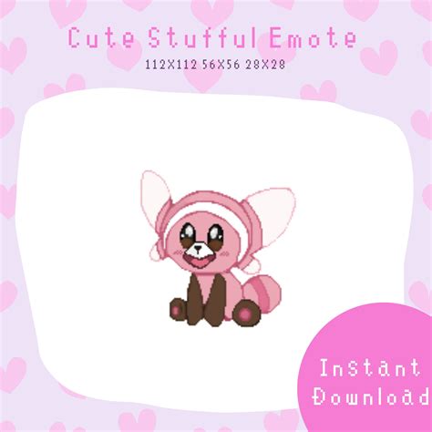 Twitch / Discord Stufful Emote Cute Kawaii Anime Pokémon Collection - Etsy