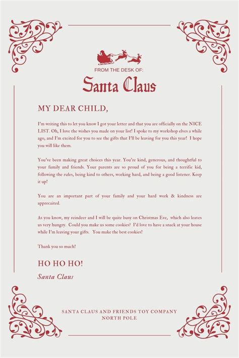 30+ Free Santa Letter Templates to Print & Use (right now!) - Your ...