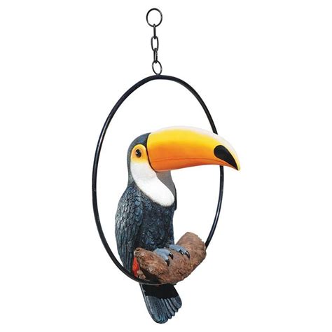 Touco the Tropical Toucan Sculpture on Ring Perch in 2021 | Garden ...