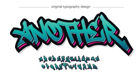 Graffiti Font Vector Art, Icons, and Graphics for Free Download