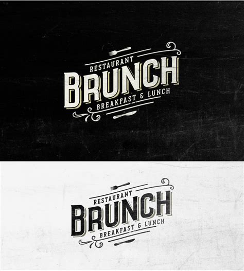 Vintage style logo for a brunch restaurant | Logo design contest