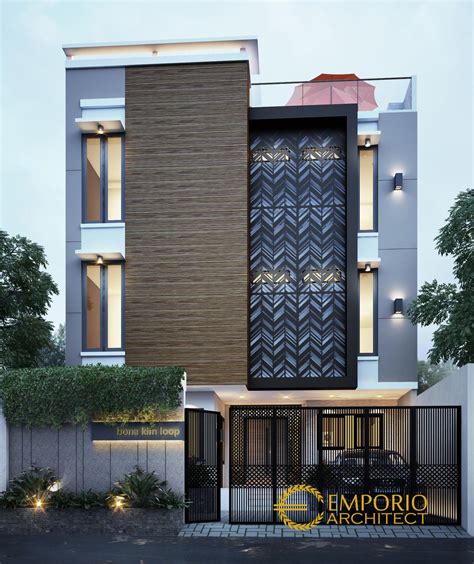 Desain Exterior 1 Kost Modern 3 Lantai Bapak Adi di Bandung 10373 ...