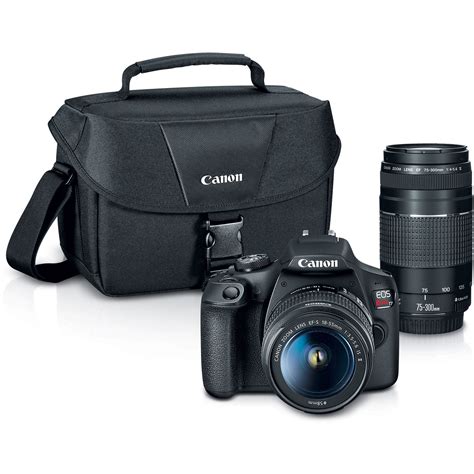 Canon EOS Rebel T7 DSLR Camera with 18-55mm and 75-300mm