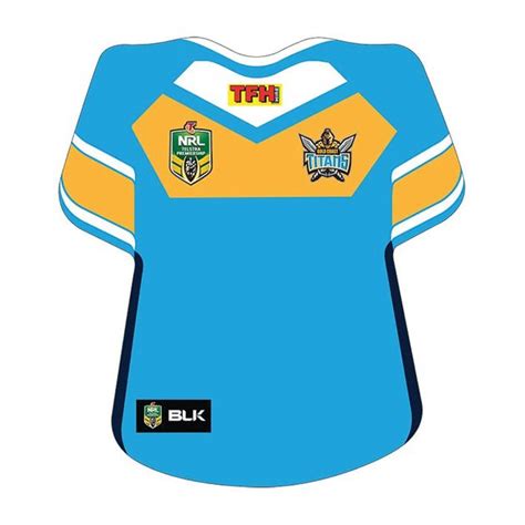 NRL GOLD COAST TITANS JERSEY | EDIBLE IMAGE