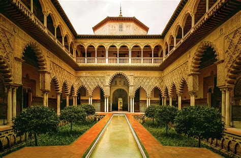 Real Alcazar Quad Photograph by John Wright - Pixels