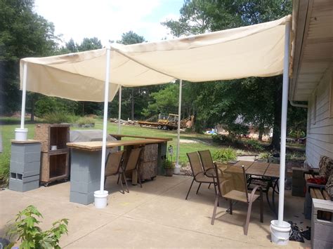 Made this canopy to cover the bar/seating area this weekend (July 2014 ...