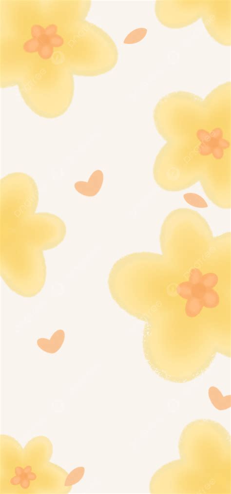 Yellow Flower Wallpaper Aesthetic Background Wallpaper Image For Free ...