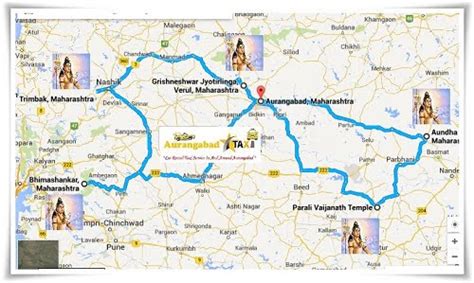 Jyotirlinga in Maharashtra-5 Jyotirlinga at Maharasthra Map, Temples, List