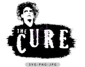 The Cure Band Png - Etsy