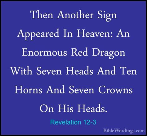 Revelation 12 - Holy Bible English - BibleWordings.com