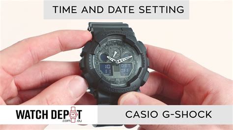 How To Change Time On G-Shock - YouTube