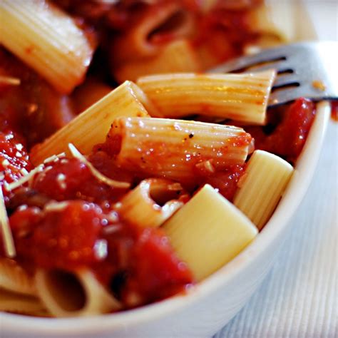 Aubergine Tomato Pasta