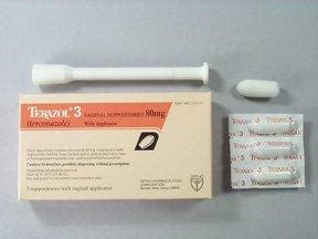 Terazol 3 (Generic Terconazole Vaginal Cream, Vaginal Suppositories ...