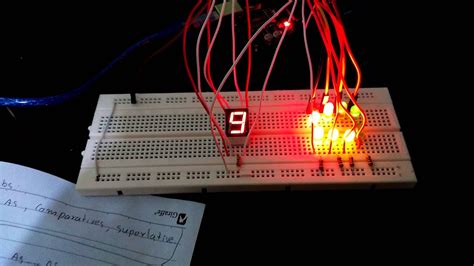 My First Project In Arduino MEGA 2560, LED, 7 Segment - YouTube