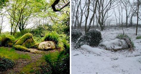 Incredible Living Sculpture In The Lost Gardens Of Heligan Changes Its ...