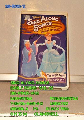 Disney Sing Along Songs Collection of All-Time Favorites Volume Two ...