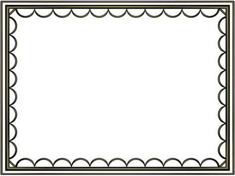 black border png | Shiny Black artistic loop Rectangular Powerpoint ...