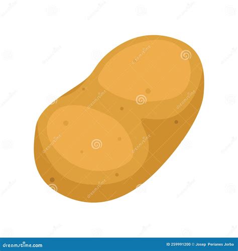 Potato Sign Emoji Icon Illustration. Vegetable Vector Symbol Emoticon ...