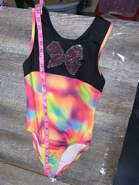 JoJo Siwa sz 10/12 L gymnastics leotard dance rainbow… - Gem