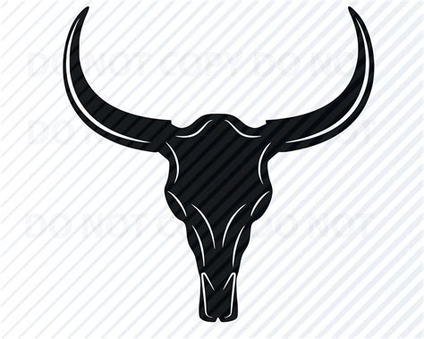 Longhorn Steer Head Clipart