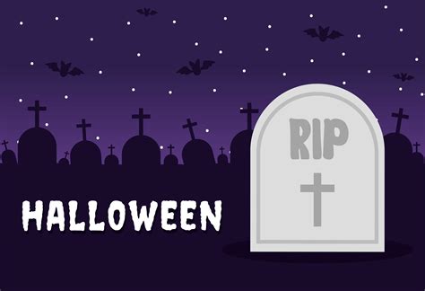 Halloween grave at cemetery vector design 2093924 Vector Art at Vecteezy