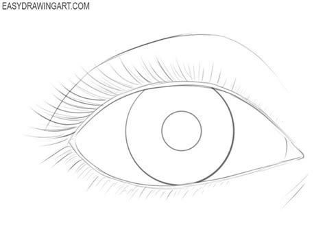 How to Draw an Eye Easy | Eye outline, Easy eye drawing, Eye drawing simple