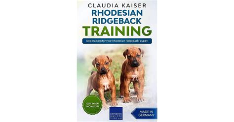 Rhodesian Ridgeback Training: Dog Training for your Rhodesian Ridgeback ...