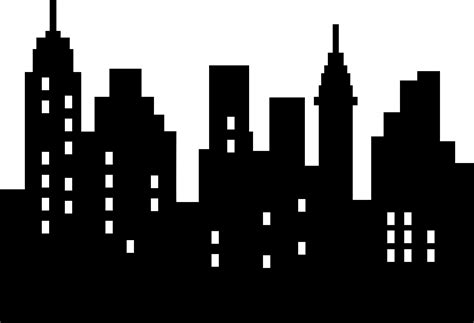 Free Building Silhouette Clip Art, Download Free Building Silhouette ...