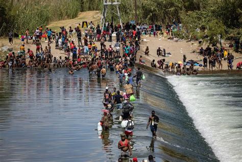 Thousands of Haitian migrants arrive at Texas border city Del Rio’s ...