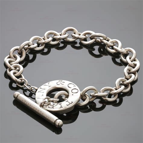 TIFFANY & CO. Sterling Silver Toggle Clasp Bracelet