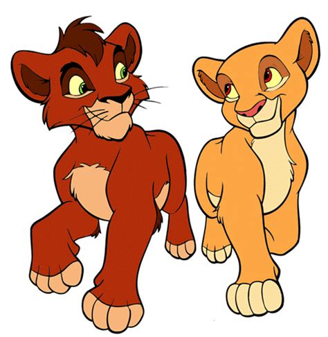 Cub Kovu And Kiara