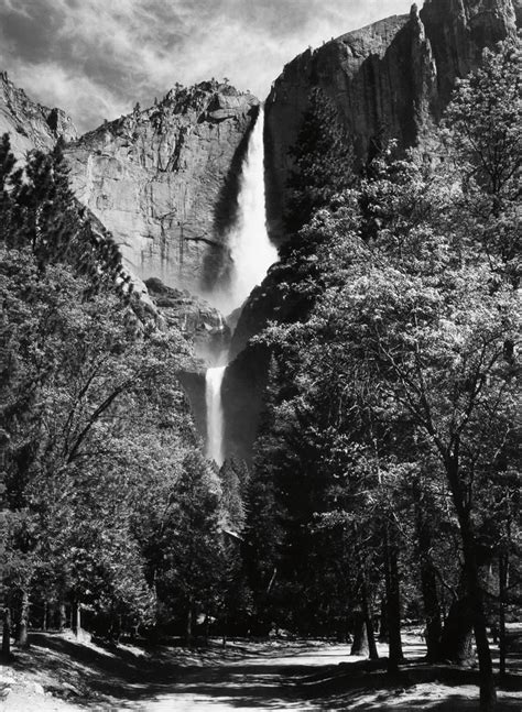 ADAMS, ANSEL (1902-1984) Yosemite Falls #anseladams # ...