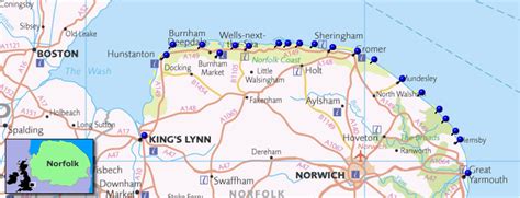 Norfolk Coast, including the West Norfolk Coast, North Norfolk Coast ...