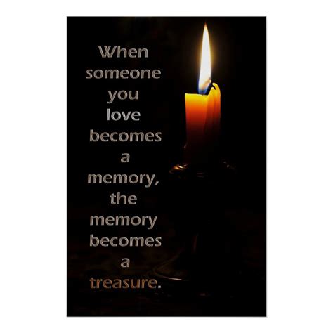 Remembrance Candle Poster | Zazzle | Remembrance candle, Anniversary ...