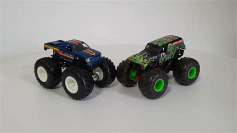 Face-off#002 - BIGFOOT vs GRAVE DIGGER - 1:64 Monster Truck Comparison ...