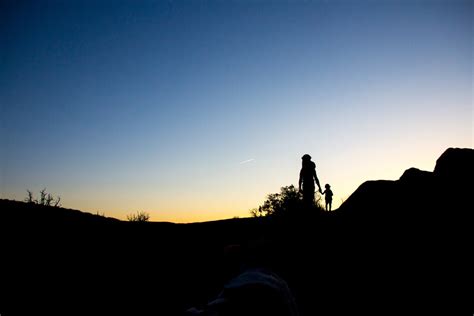 Sunset in the Desert Silhouette – Burnt Umber Arts