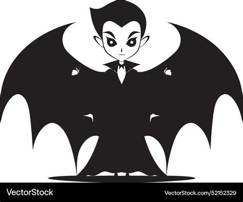 Winged fantasy dracula logo design Royalty Free Vector Image