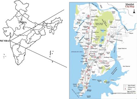 Location map of Mumbai city (source:... | Download Scientific Diagram