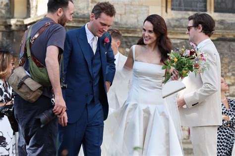 'Downton Abbey' Star Michelle Dockery Marries Jasper Waller-Bridge