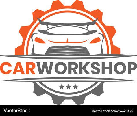 Car workshop logo design template inspiration Vector Image