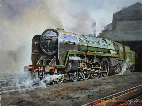 Original Oil Painting On Canvas Of BR BRITANNIA - Paintings | Steam ...