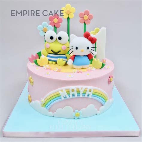 Hello Kitty and Keroppi Frog - Empire Cake