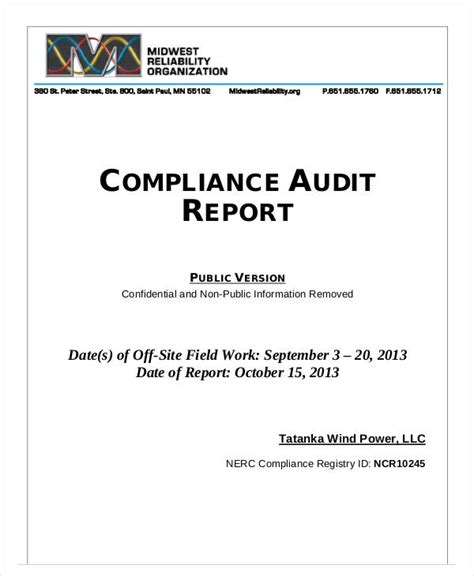 11+ Compliance Audit Report Templates - PDF | Free & Premium Templates