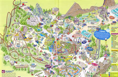 Carowinds Amusement Park Map