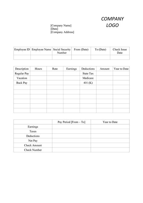 Understanding A Paycheck And Pay Stub Worksheet